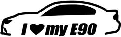 Stickify BMW matrica I Love MY E90