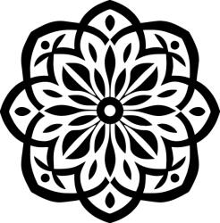 Stickify Díszes mandala matrica