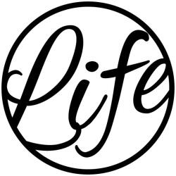 Stickify Life írott felirat Autómatrica