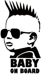 Stickify Baby on Board Punk autómatrica