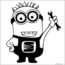 Stickify Seat matrica Szerelő minion