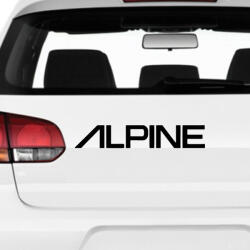 Stickify ALPINE felirat - Szélvédő matrica
