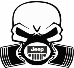 Stickify Jeep gázmaszk matrica