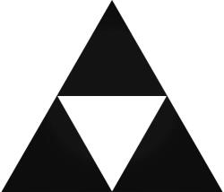 Stickify Zelda triforce "1" matrica