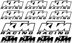 Stickify KTM Racing logók matrica szett