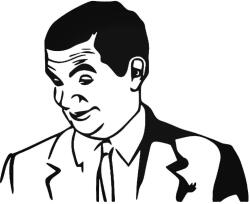 Stickify Mr. Bean meme Autómatrica