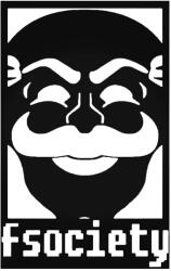 Stickify Mr. Robot f society Autómatrica