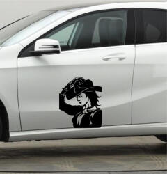 Stickify Cowgirl tuning matrica (30x30 cm)