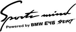 Stickify Sports mind BMW E46 matrica