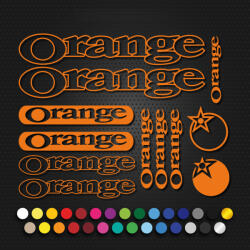 Stickify Orange elit bicikli matrica szett
