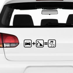 Stickify Drifting - Szélvédő matrica