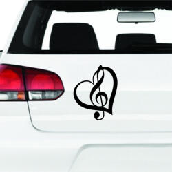 Stickify Szerelmes hangjegyek Autómatrica