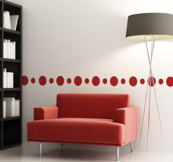 Stickify Fali pöttyös díszítés 30 db vegyesen