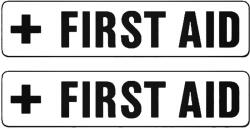 Stickify 2 db First AID felirat Autómatrica