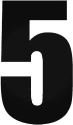 Stickify 5-ös tuningszám matrica