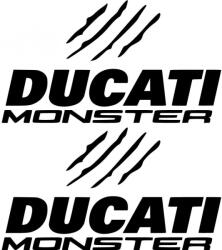 Stickify Ducati monster matrica készlet karmokkal
