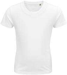 SOL'S SO03578 SOL'S PIONEER - KIDS’ ROUND-NECK FITTED JERSEY T-SHIRT (so03578wh-12a) - polokozpont