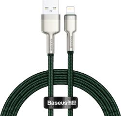 Baseus Cablu de Date Baseus USB for Lightning Cafule, 2.4A, 1m (Verde) (6953156202276)