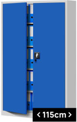 JAN NOWAK ® - JAN II Fém iratszekrény KÉK/FEHÉR (1006) - fegyverszekreny