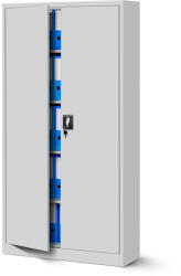 JAN NOWAK ® - JAN III Fém iratszekrény SZÜRKE (43)