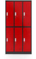  JAN NOWAK® IGOR öltözőszekrény - PIROS (781) - chubbsafe