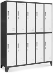 JAN NOWAK® BARTEK öltözőszekrény - ANTRACIT- FEHÉR (979) - chubbsafe