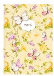 TopTimer Naptár, tervező, A5, heti, TOPTIMER "Joy", pillangó (NKJ015PU) - jatekotthon