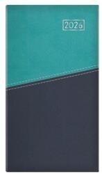 TOPTIMER Zsebnaptár, álló elrendezésű, TOPTIMER "Duplex", türkiz-kék (NKD035TKU) - jatekotthon