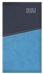 TOPTIMER Zsebnaptár, álló elrendezésű, TOPTIMER "Duplex", kék-világoskék (NKD035KVKU) - jatekotthon