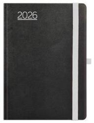 TopTimer Naptár, tervező, B6, heti, TOPTIMER, "Nero", fekete-szürke (NKN012SZU) - jatekotthon