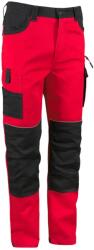 ROCK SAFETY Comfort-TR-R Munkaruha - Derekas Munkásnadrág, piros/fekete (Comfort-TR-R)