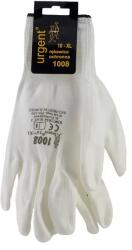 Urgent 1008 - PU mártott fehér szerelő kesztyű, Bliszteres (URG-1008-Bliszter)