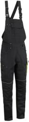 ROCK SAFETY Comfort-BP-B Munkaruha - Kantáros Munkásnadrág, fekete/neon sárga (Comfort-BP-B)