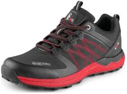CXS Sport Softshell Szabadidőcipő, fekete/piros (CXS-2220047805)
