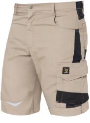 Procera PCR Helicon RIP-STOP Rövid munkásnadrág, bézs/fekete (PCR-Helicon-short-bézs akció)