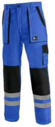 CXS Luxy Bright - Derekas munkásnadrág, kék/fekete, 100% pamut (CXS-Luxy-Bright-SPD-Blue)