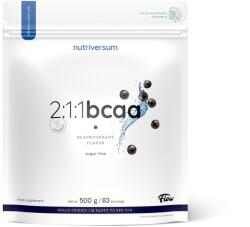 Nutriversum 2: 1: 1 BCAA Sugar Free por 500 g fekete ribizli