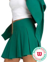 Wilson Női teniszszoknya Wilson Classic Pleated - Zöld (WW00065331GNG)