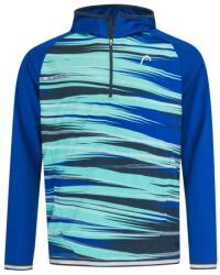 HEAD Férfi tenisz pulóver Head Topspin Hoodie - royal/print vision - Kék (811483-ROXV)