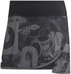 Adidas Női teniszszoknya Adidas Club Graphic - black/grey - Szürke (HR6492)