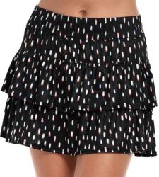 Lucky in Love Női teniszszoknya Lucky in Love Neon Lights Let It Glow High Waist Skirt - black - Fekete (CB585-N44001)
