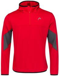 HEAD Férfi tenisz pulóver Head Club 22 Tech Hoodie M - red - Piros (811441-RD)