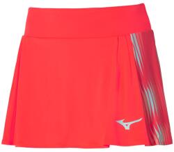 Mizuno Női teniszszoknya Mizuno Printed Flying - fierry coral - Piros, Narancssárga (62GBA201-53)