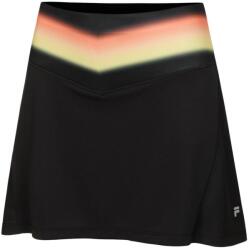 Fila Női teniszszoknya Fila Australian Open Freya Skort - black/sunset - Fekete (AOL249682-9010)