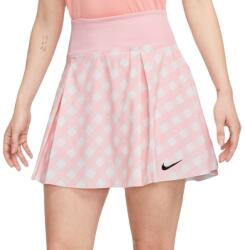 Nike Női teniszszoknya Nike Court Dri-Fit Advantage Print Club Skirt - med soft pink/black - Rózsaszín (DX1142-690)