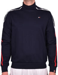 Tommy Hilfiger Férfi tenisz pulóver Tommy Hilfiger Trim Mock Neck Silhouette - desert sky - Kék (MW0MW27554-DW5)