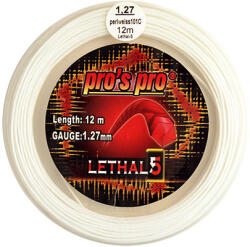 Pro's Pro Tenisz húr Pro's Pro Lethal 5 (12 m) - Fehér (ST15200.1)