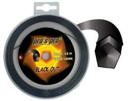 Pro's Pro Tenisz húr Pro's Pro Black Out (12 m) (ST15109.2)