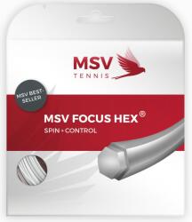 MSV Tenisz húr MSV Focus Hex (12 m) - white - Fehér (4811/4907/4911/2740)