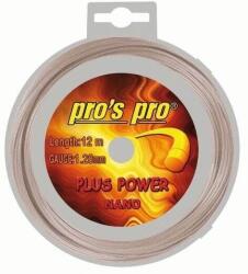 Pro's Pro Tenisz húr Pro's Pro Plus Power (12 m) - white - Fehér (D403B)